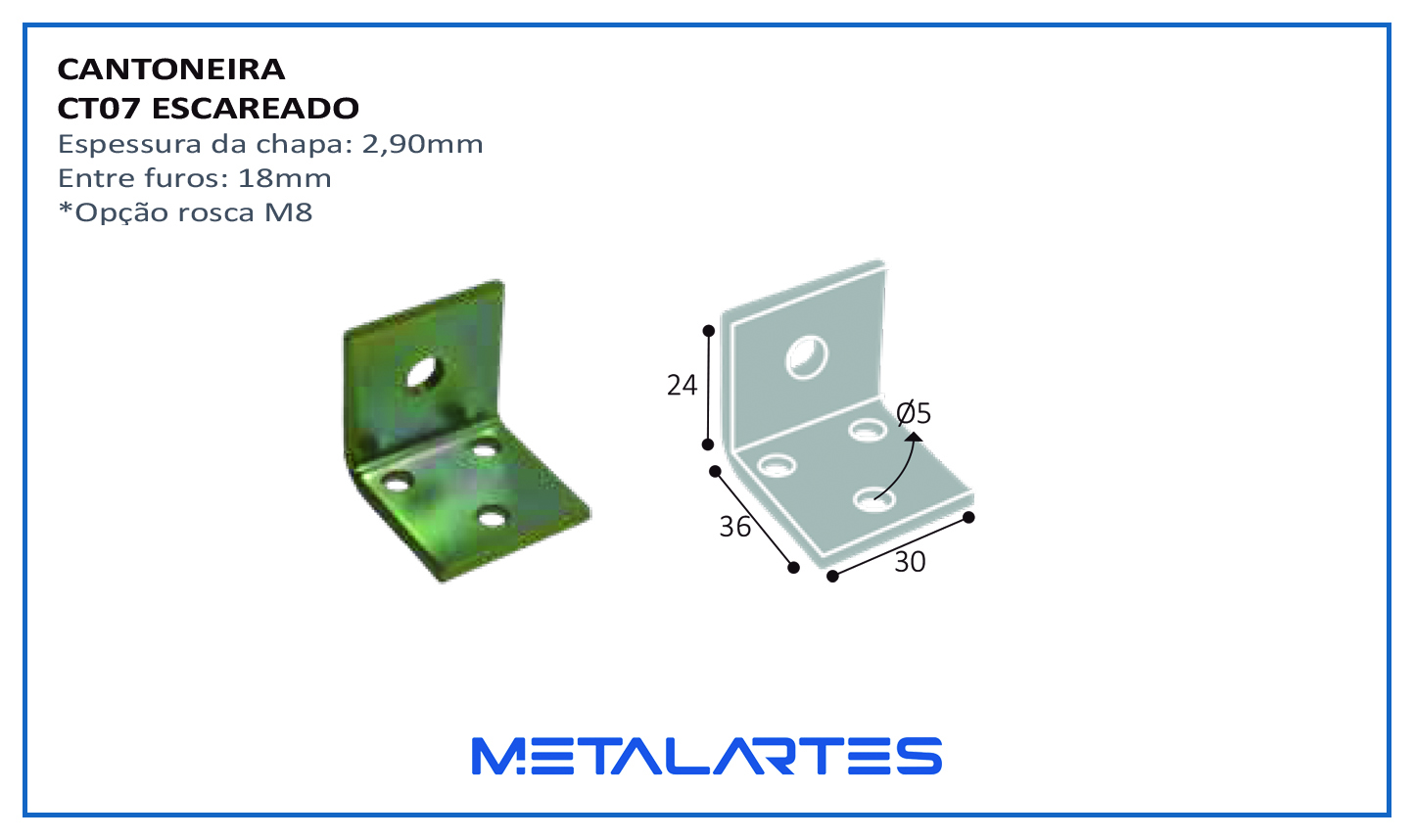 CANTONEIRA CT007 L-160